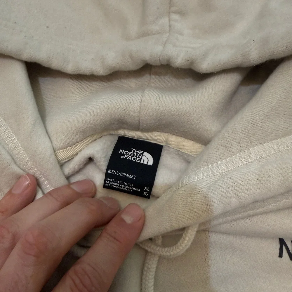 The North Face Half‎ Dome Tan Cotton Blend Pullover Hoodie Mens XL